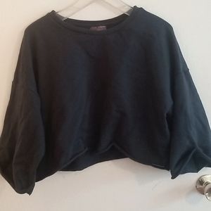 Betsey Johnson crop sweatshirt